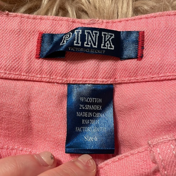 Victoria’s Secret PINK Butt Jeans Pink Size 6 - Picture 8 of 13